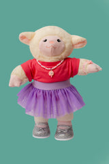 Saia em tule lilas