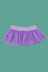 Saia em tule lilas