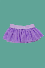 Saia em tule lilas
