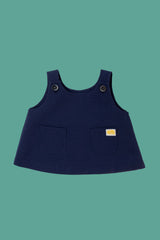 Jardineira saia marinho