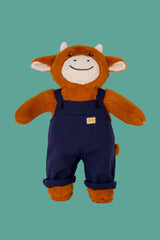 Jardineira calças marinho