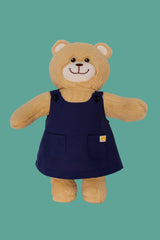 Jardineira saia marinho