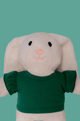 T-shirt folhos verde esc