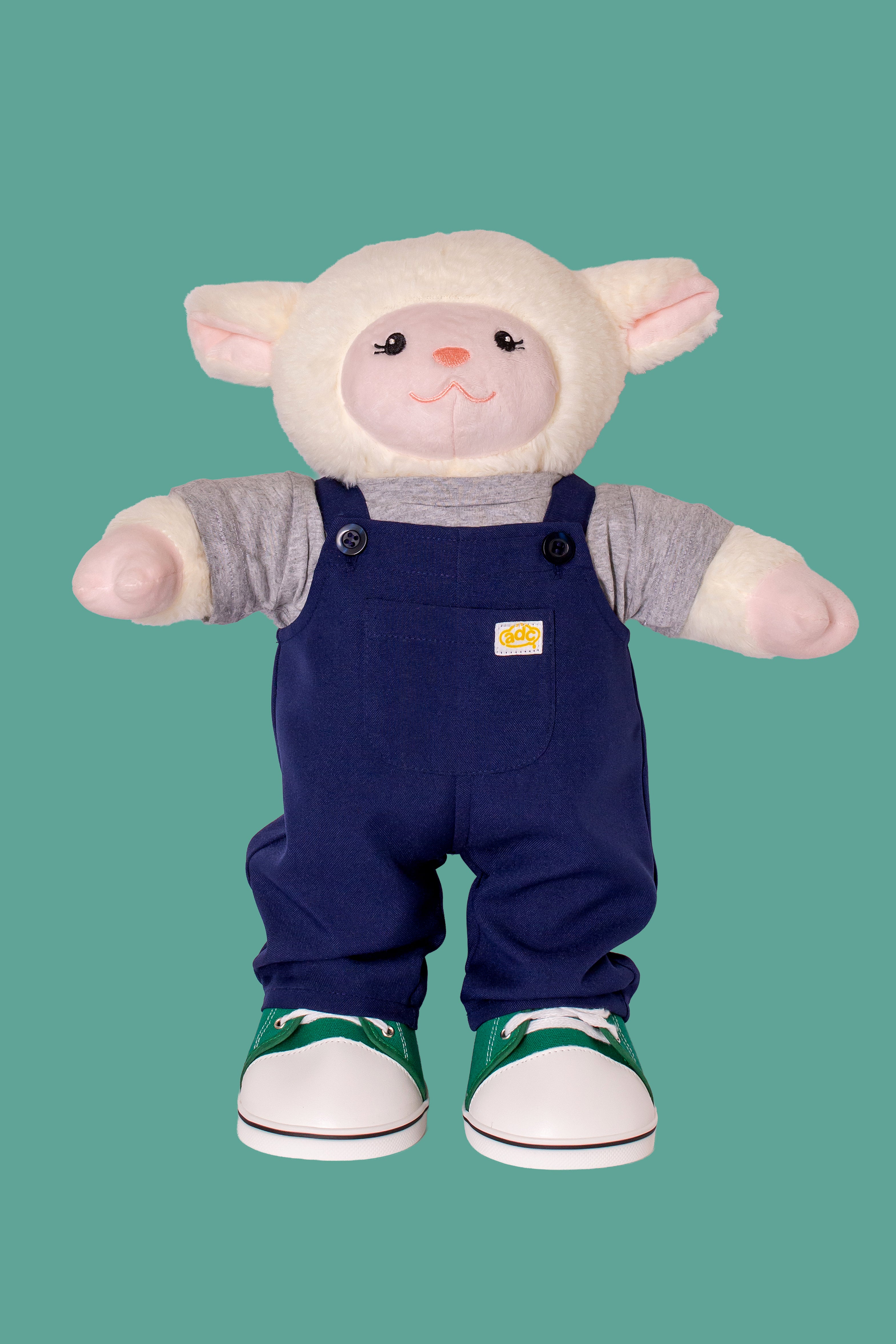 Jardineira calças marinho