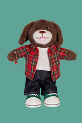 Camisa xadrez verde/verm