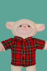 Camisa xadrez verde/verm