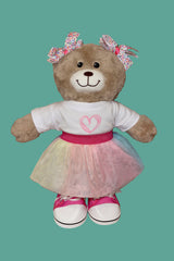 T-shirt branca coração