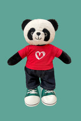 T-shirt vermelha coração