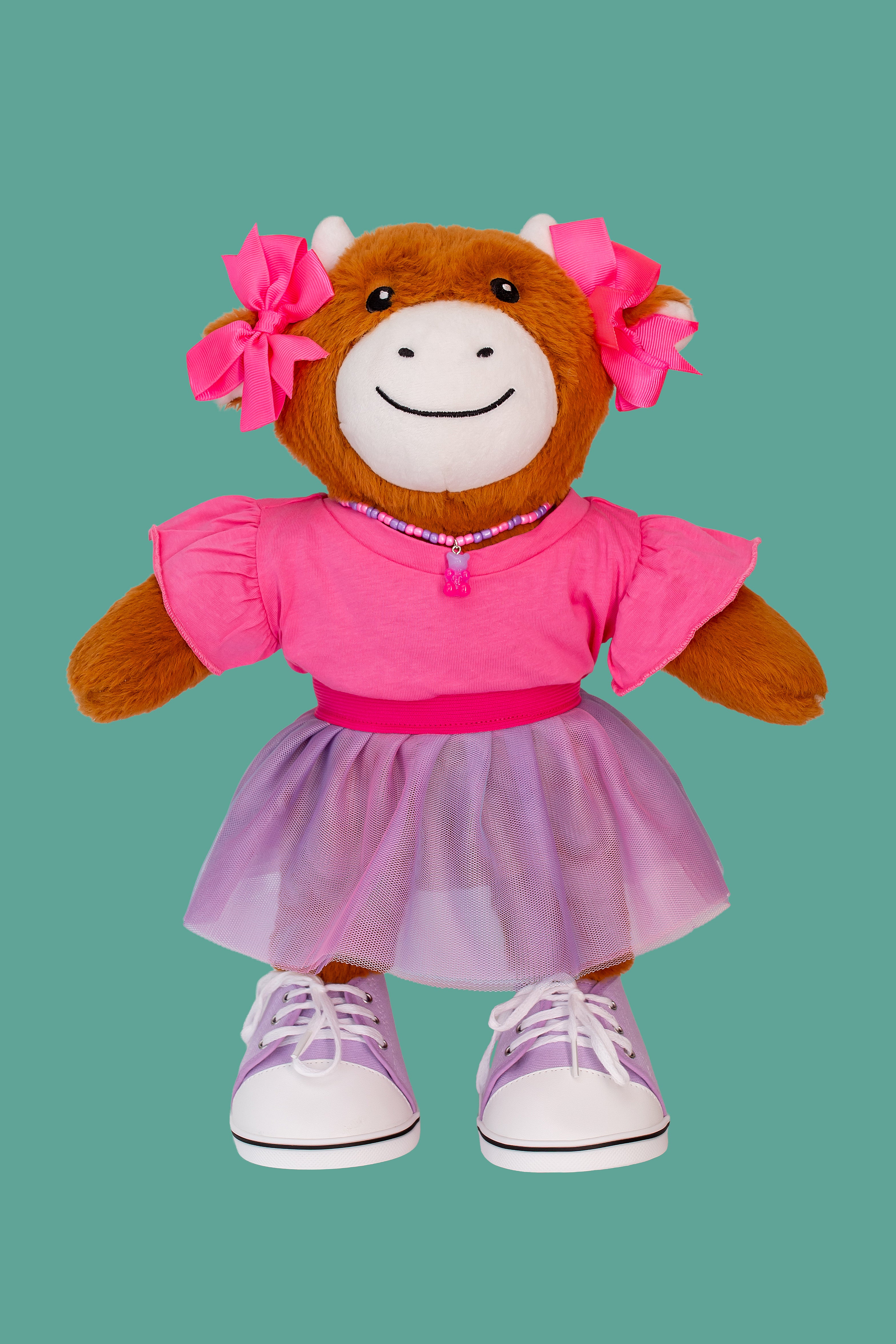 T-shirt folhos rosa esc