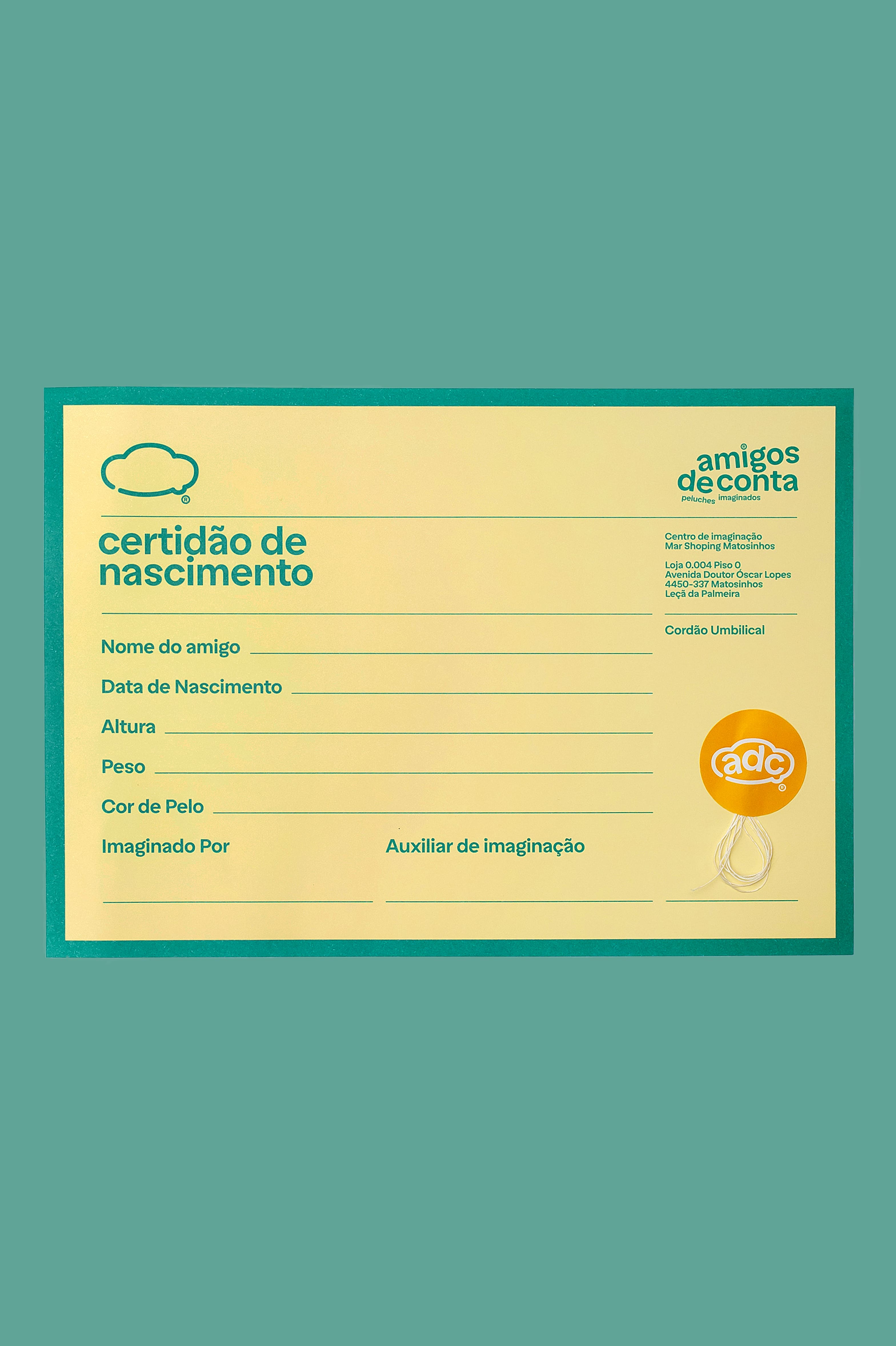 Certidão de nascimento