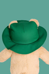 Chapéu de aba verde