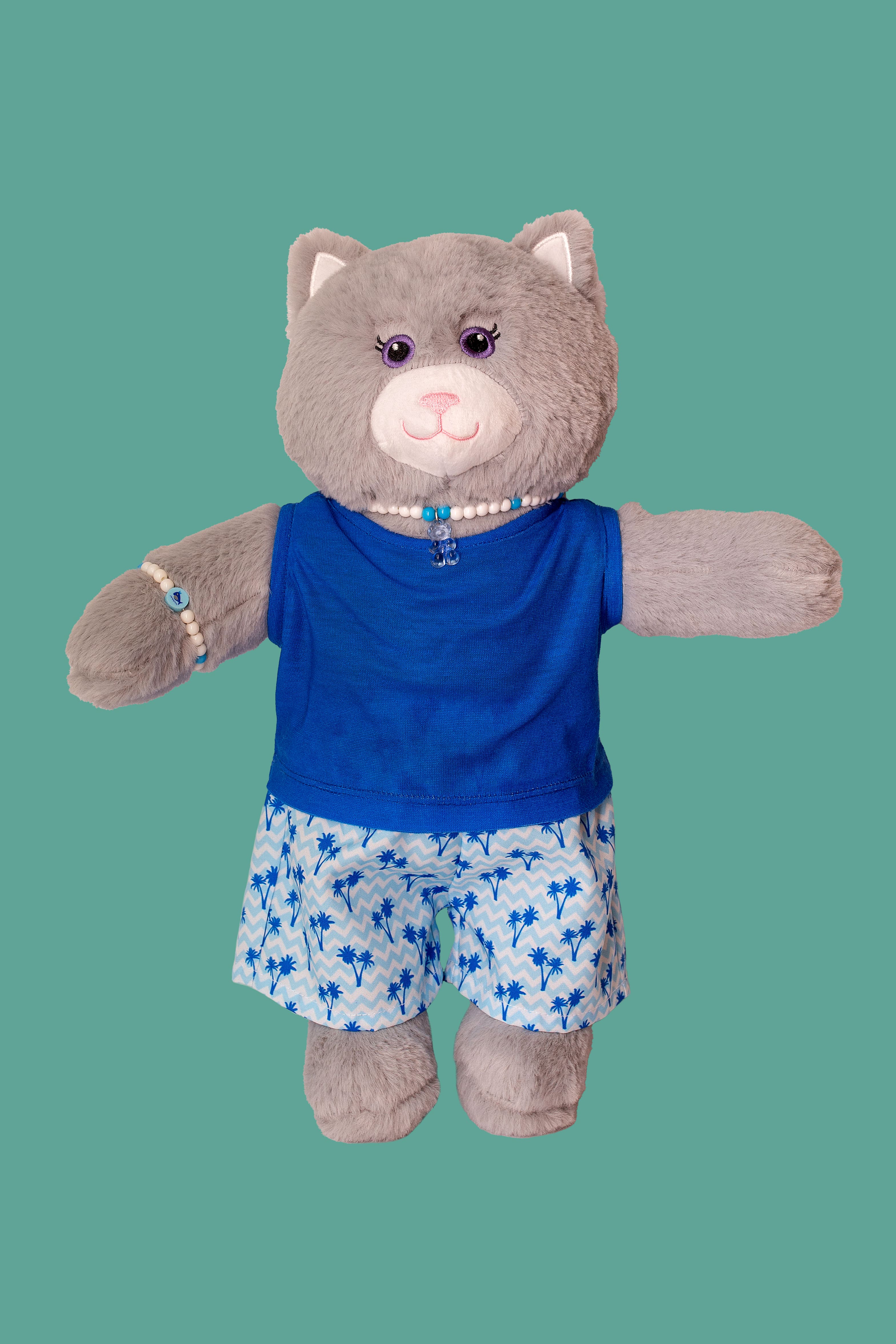 Camisola s/manga azul