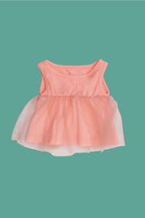 Vestido em tule rosa