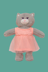 Vestido em tule rosa