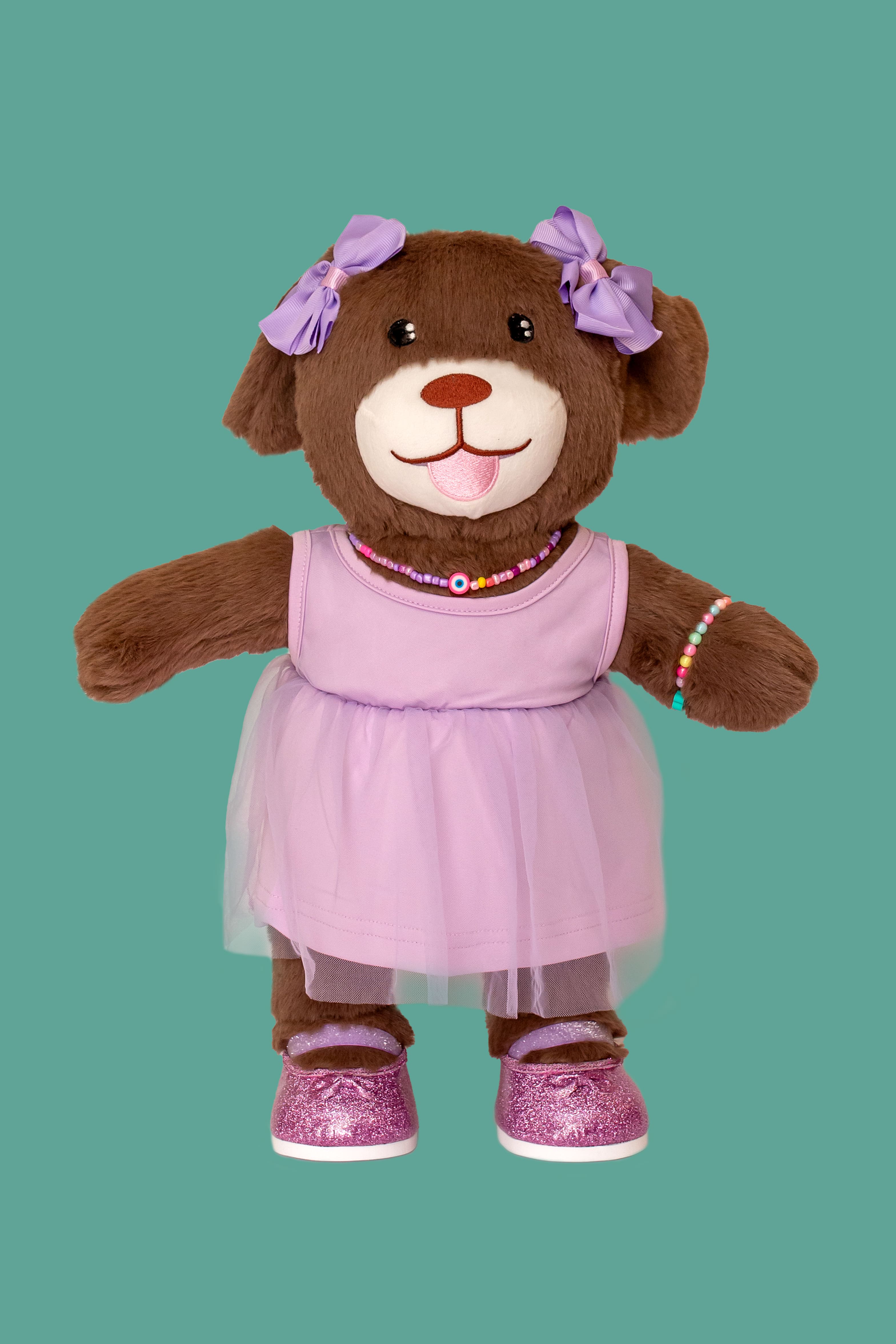 Vestido em tule lilás