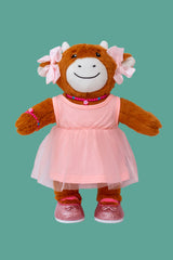 Vestido em tule rosa