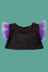 T-shirt preta tule